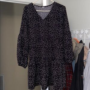 Black and White Polka Dot Dress